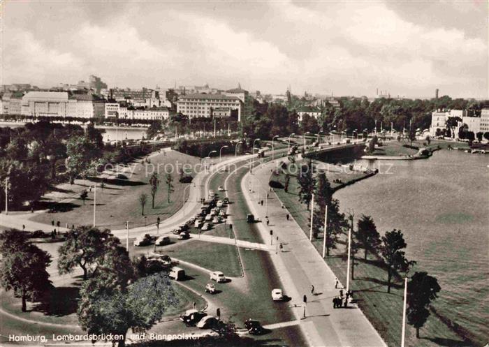 HAMBURG  CITY Lombardsbruecken Biennenalster