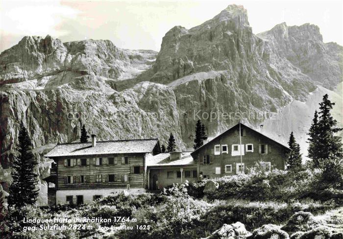 Lindauerhuette 1770m Gauertal Vorarlberg AT Rhaetikon