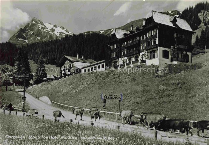 Gargellen Montafon Vorarlberg AT Hotel Madrisa Kuehe