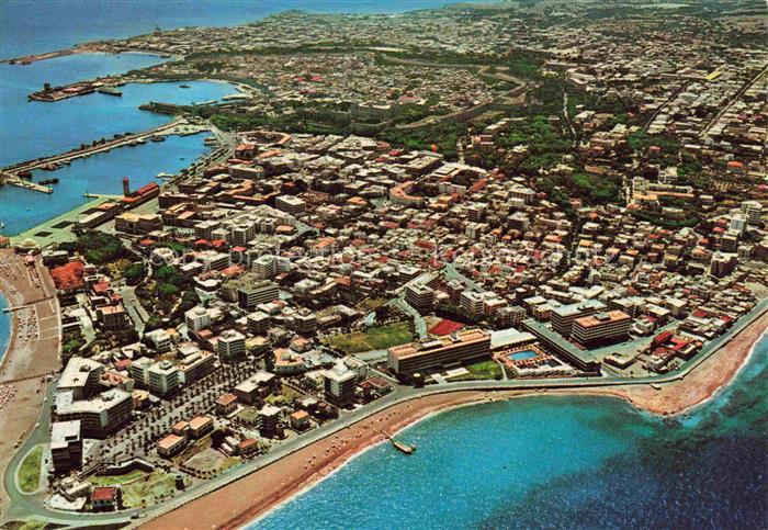 Rhodes  RHODOS Greece Gesamtansicht der Stadt