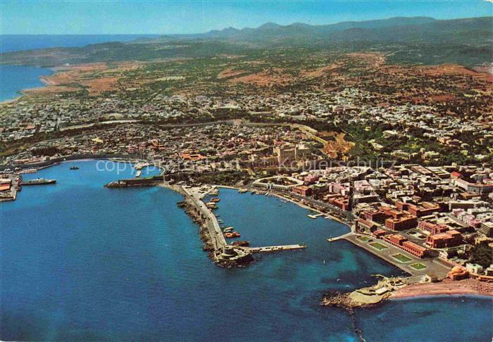 Rhodes  RHODOS Greece Gesamtansicht der Stadt