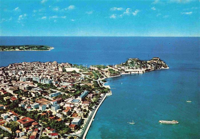 Korfu Corfu Kerkyra Greece Stadtansicht