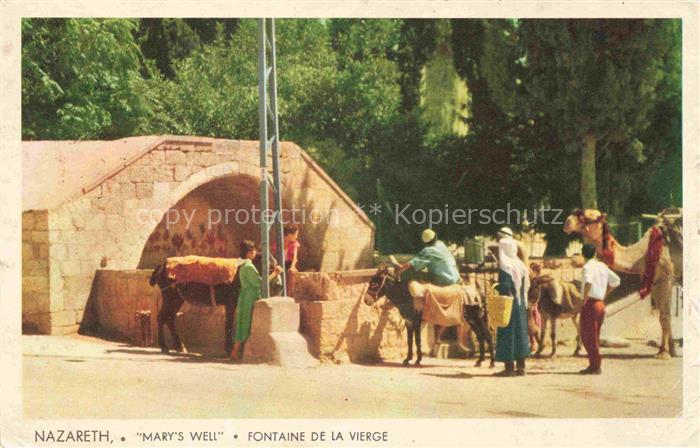 Nazareth  Illit Israel Mary's Well Fontaine de la Vierge