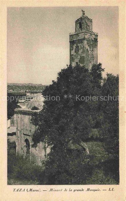 TAZA  Maroc Minaret de la grande Mosquee