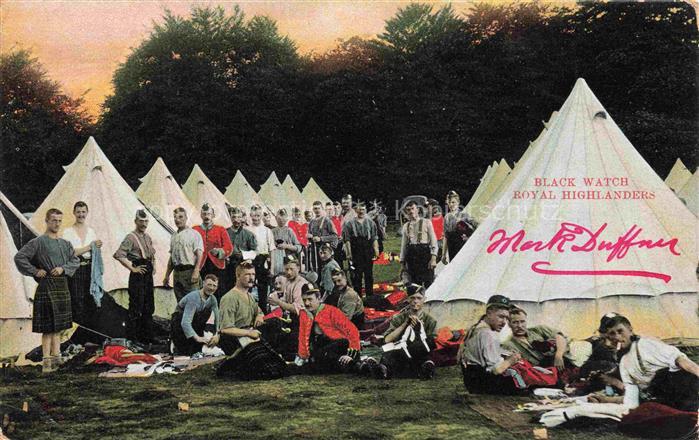 Argyll  Scotland UK Black Watch Royal Highlanders