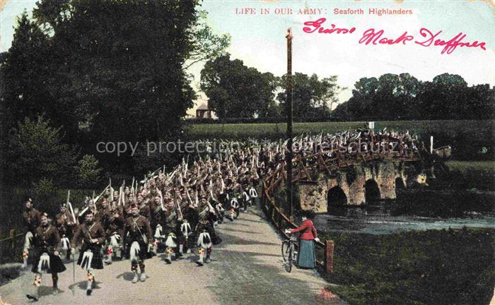 Scotland  Schottland UK Seaforth Highlanders