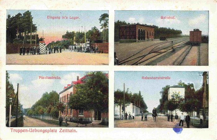 Zeithain Meissen Sachsen Truppen uebungsplatz Eingang Lager Bahnhof Planitzstras