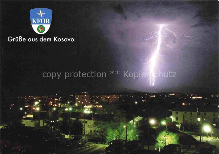 Prizren Kosovo Ansicht bei Nacht