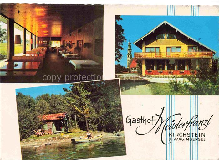 Kirchstein Kirchanschoering Waginger See Bayern Gasthof Meisterfranzl Restaurant