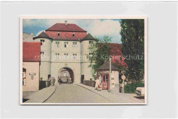 Donauwoerth Bayern Rieder Tor Sammelbild 7x10 cm