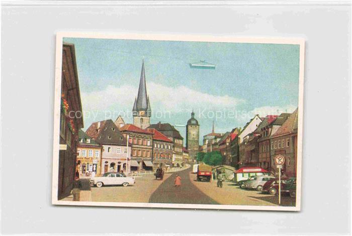 Lichtenfels  Oberfranken Bayern Marktplatz Kirche
