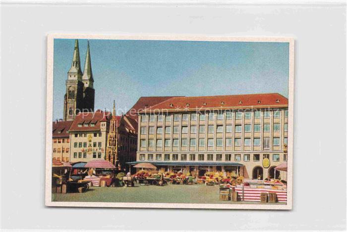 NueRNBERG  CITY Hauptmarkt Kirche und Rathaus