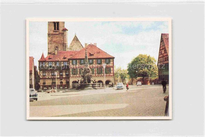 Schwabach Bayern Marktplatz