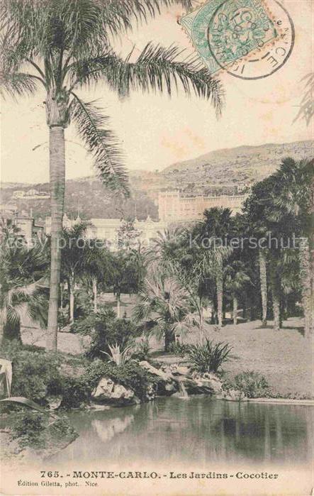 MONTE-CARLO MONACO Les Jardins Cocotier