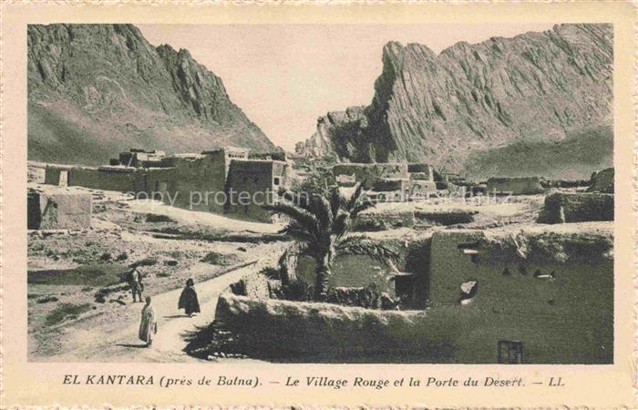 El-Kantara Algerie Le Village Rouge et la Porte du Desert