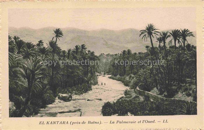 El-Kantara Algerie La Palmeraie et l'Oued