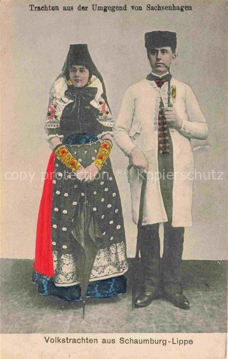 Sachsenhagen Schaumburg-Lippe Niedersachsen Trachten aus der Umgegend