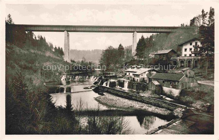 Mangfallbruecke Weyarn Miesbach Bayern Panorama