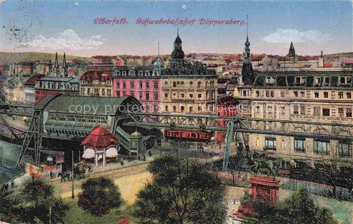 Elberfeld Barmen WUPPERTAL Schwebebahnhof Doeppersberg