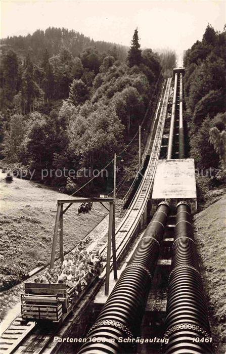 Partenen Montafon Vorarlberg AT Schraegaufzug