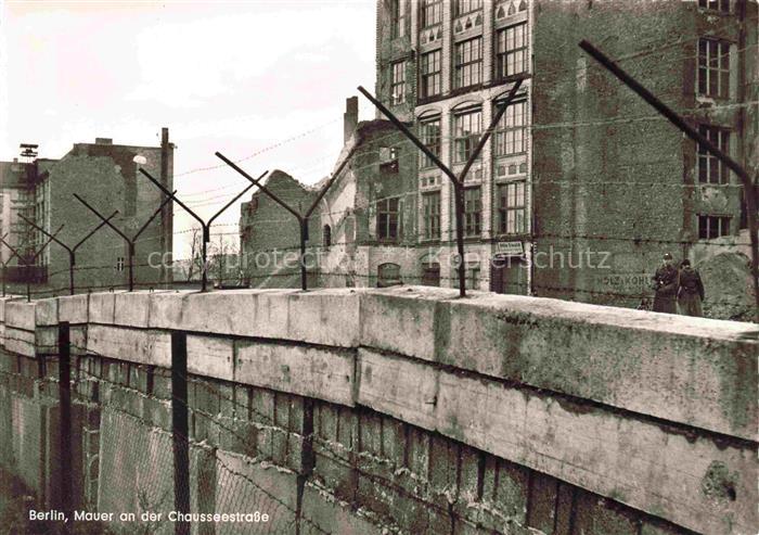 BERLIN  CITY Mauer an der Chausseestrasse