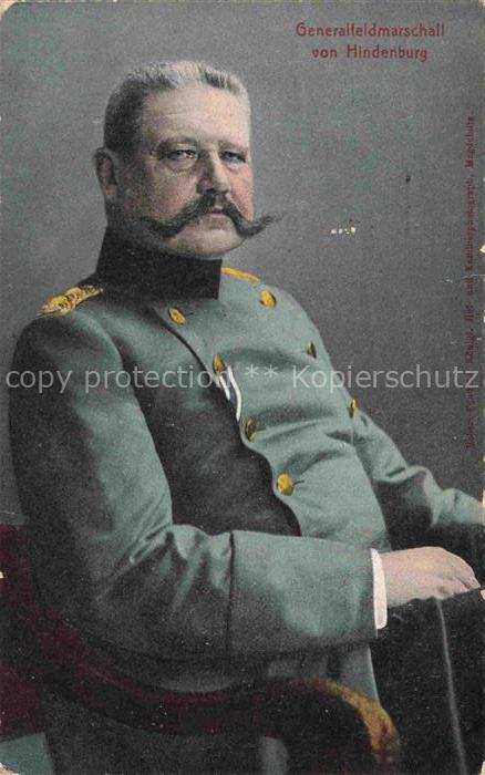 Militaria Generaele Stab Deutschland Hindenburg