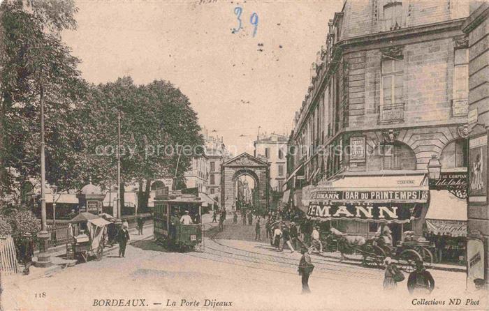STRAssENBAHN Tramway-- Bordeaux La Porte Dijeaux