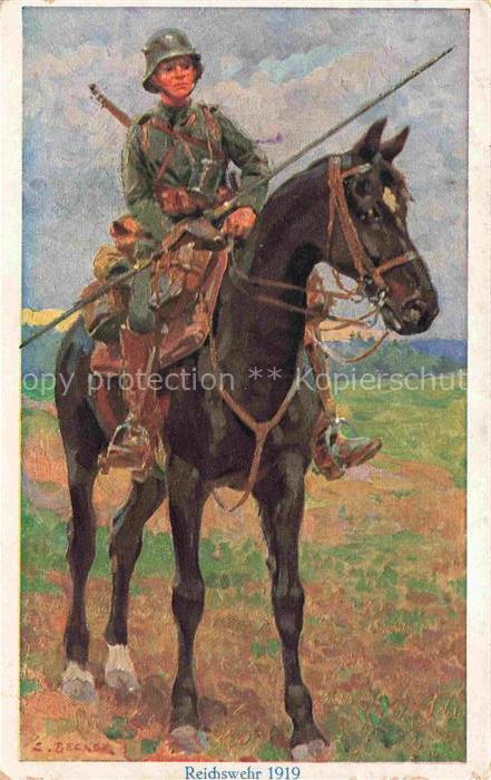 Militaria Kavallerie Reichswehr