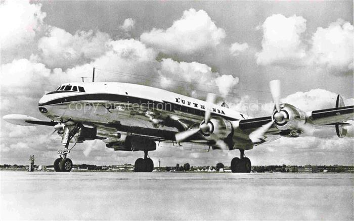 FLUGZEUGE ZIVIL Lufthansa Lockheed Super G Constellartion