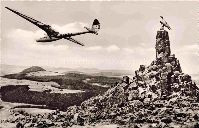FLUGZEUGE ZIVIL Rhoen Fliegerdenkmal Wasserkuppe
