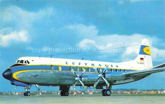 FLUGZEUGE ZIVIL Lufthansa Viscount 814