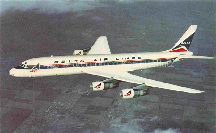 FLUGZEUGE ZIVIL Delta air Lines Douglas DC-8 Fanjet
