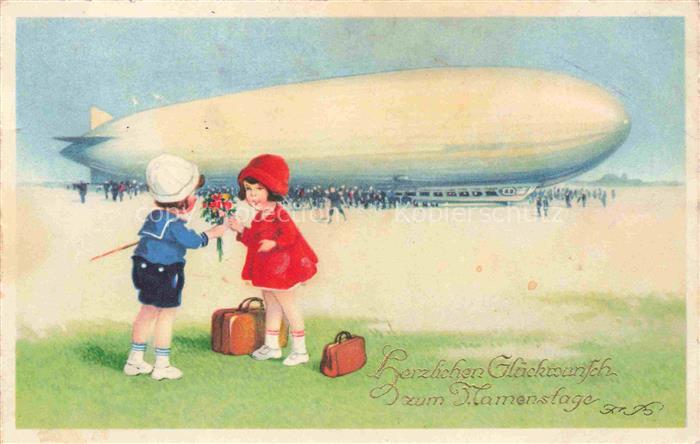 Zeppelin Luftschiff -- Namestage Kinder