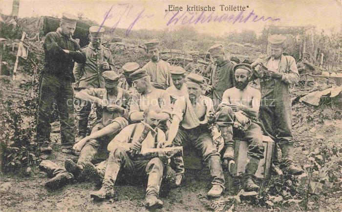 Soldatenleben Militaria Eine kritische Toilette