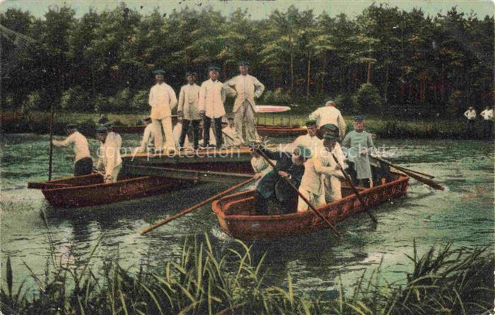 Brueckenbau Pioniere Boot