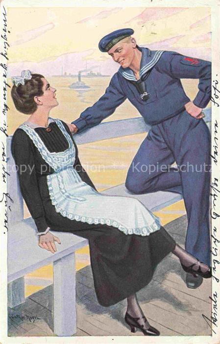 Militaria Marine Seemannsgarn Frau