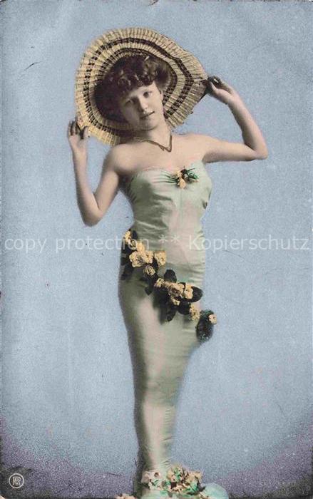 Foto RPH Nr. Frau Kleid Mode Hut