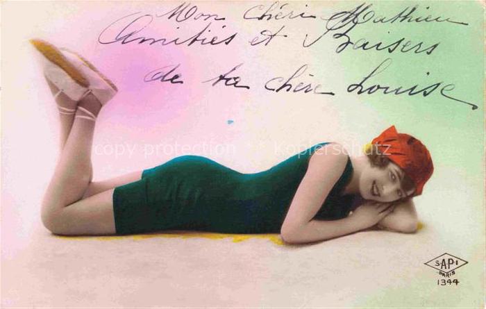 Foto SAPI Paris Nr. 1344 Frau