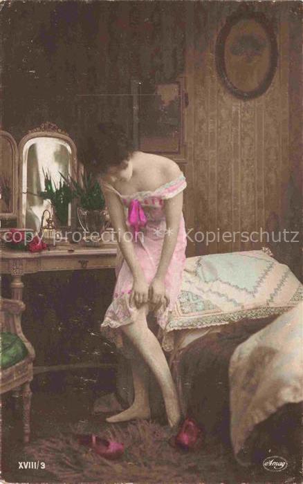 Foto Amag Nr. XVIII/3 Frau Struempfe