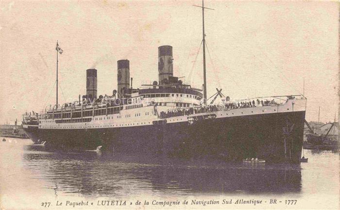 Dampfer Binnenschifffahrt Lutetia