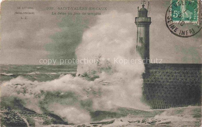 Leuchtturm Lighthouse Faro Phare-- Saint Valery en Caux