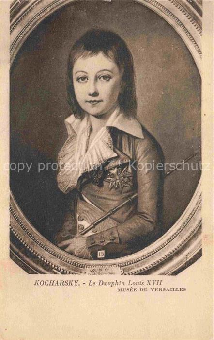 KOCHARSKY Kuenstlerkarte Dauphin Louis XVII Versailles