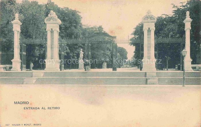 Hauser Y Menet Verlag Nr. Madrid Entrada al Tetriro