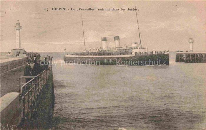 Dampfer Binnenschifffahrt Dieppe Versailles