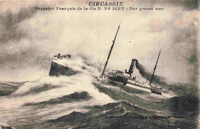 Dampfer Oceanliner Oiroassie Francais