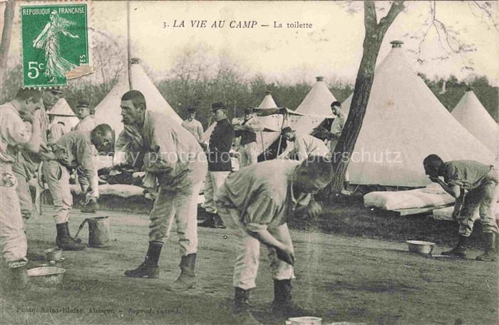 Militaria France La vie au Camp