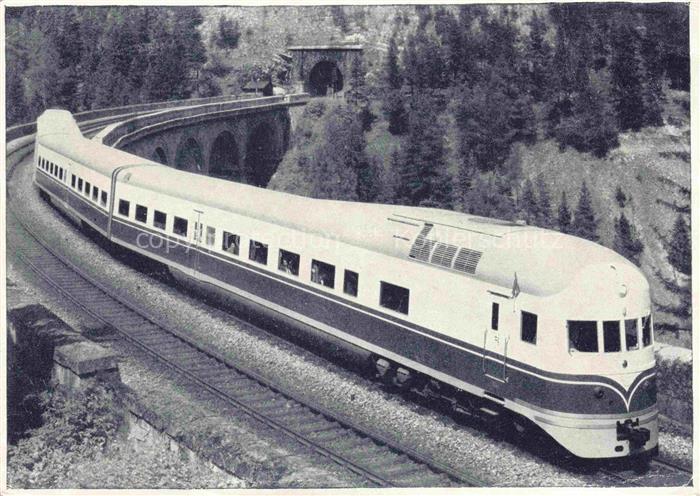 Eisenbahn Railway Chemin de Fer Ferrovia-- Dieselhysraulischer Triebwagenzug