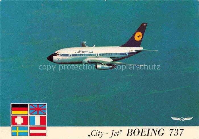 FLUGZEUGE ZIVIL City Jet Boeing 737 Lufthansa