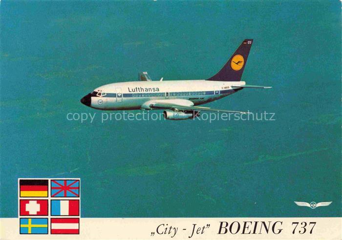FLUGZEUGE ZIVIL Boeing 737 City Jet Lufthansa