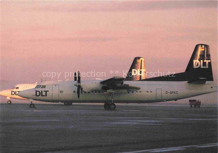 FLUGZEUGE ZIVIL DLT Fokker 50